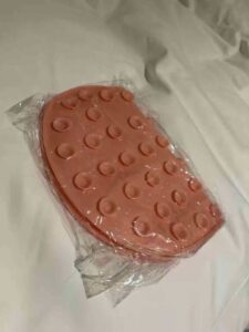 Podkładka do masażu i peelingu pod prysznic photo review